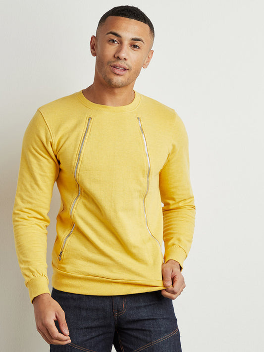 Full Sleeve Solid Sweatshirt