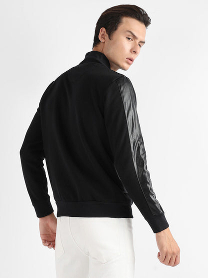 Zip-Front Jacket With Ribbed Hem
