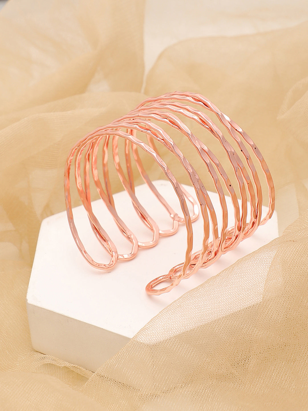 Sohi Gold Plated Contemporary Style Armlet