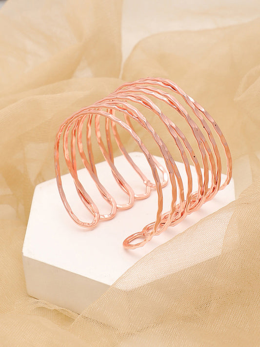 Sohi Gold Plated Contemporary Style Armlet