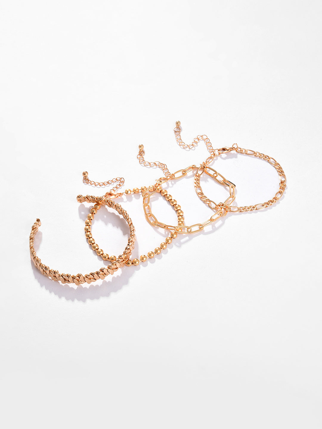 Pack Of 4 Gold Plated Designer Bracelet