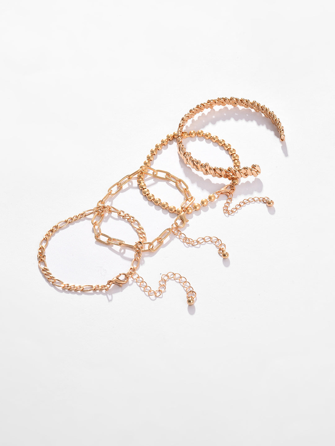 Pack Of 4 Gold Plated Designer Bracelet