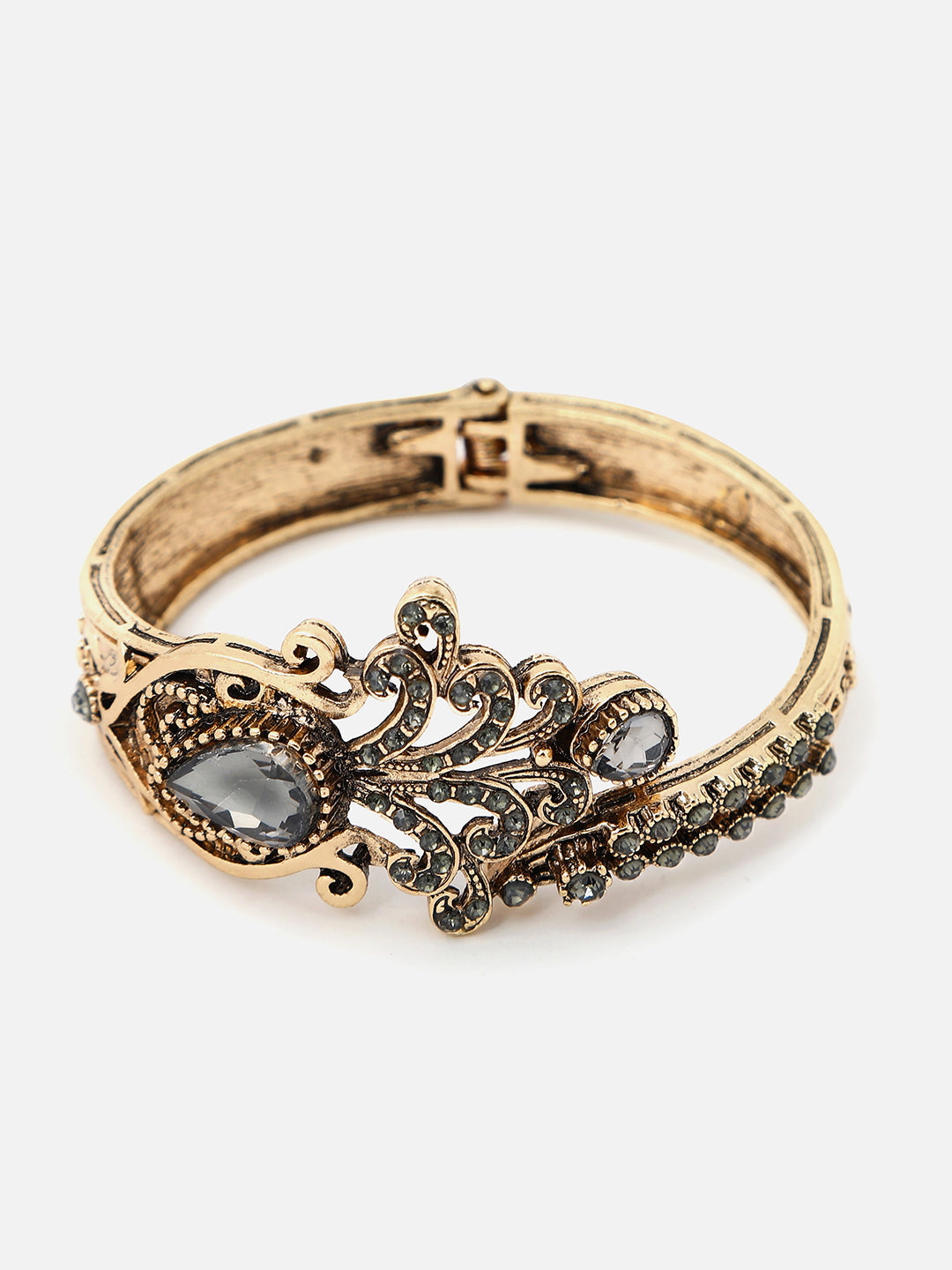 Gold Plated Designer Stone Bracelet