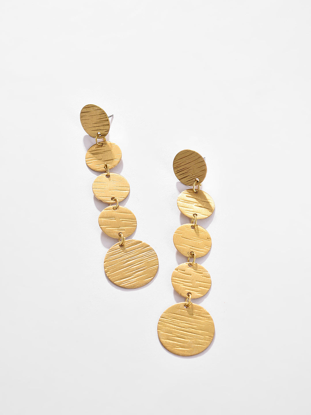 Gold Plated Designer Drop Earring