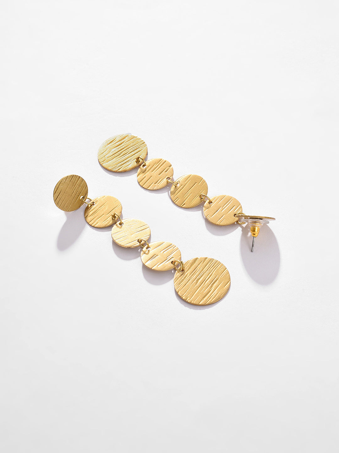Gold Plated Designer Drop Earring