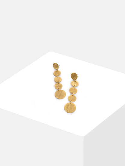 Gold Plated Designer Drop Earring