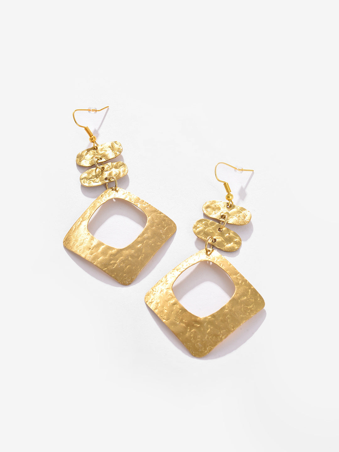 Gold Plated Designer Drop Earring
