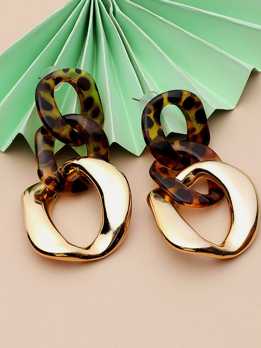 Gold Plated Party Designer Drop Earring For Women