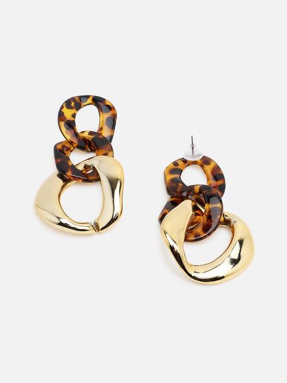 Gold Plated Party Designer Drop Earring For Women