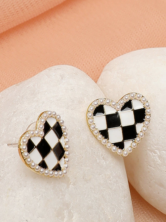 Gold Plated Party Designer Stud For Women