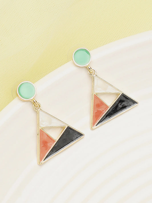 Gold Plated Party Designer Drop Earring For Women
