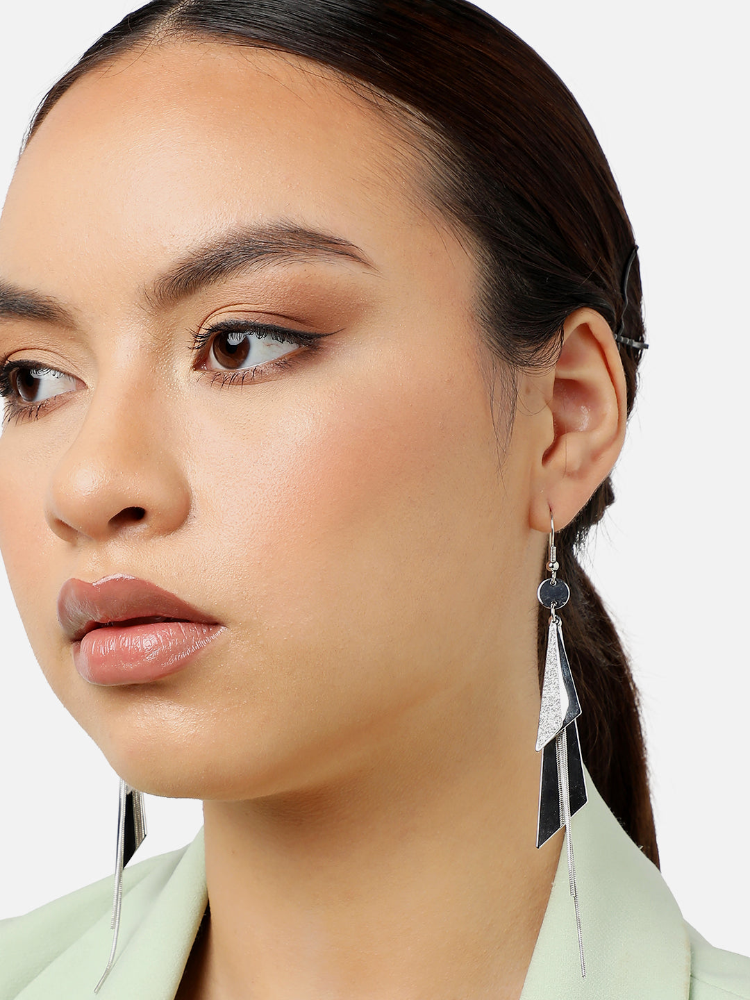 Silver Plated Party Designer Drop Earring For Women