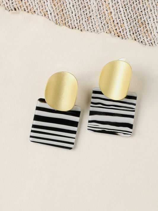 Gold Plated Party Designer Drop Earring