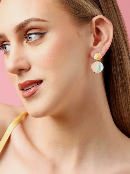 Gold Plated Party Designer Drop Earring For Women
