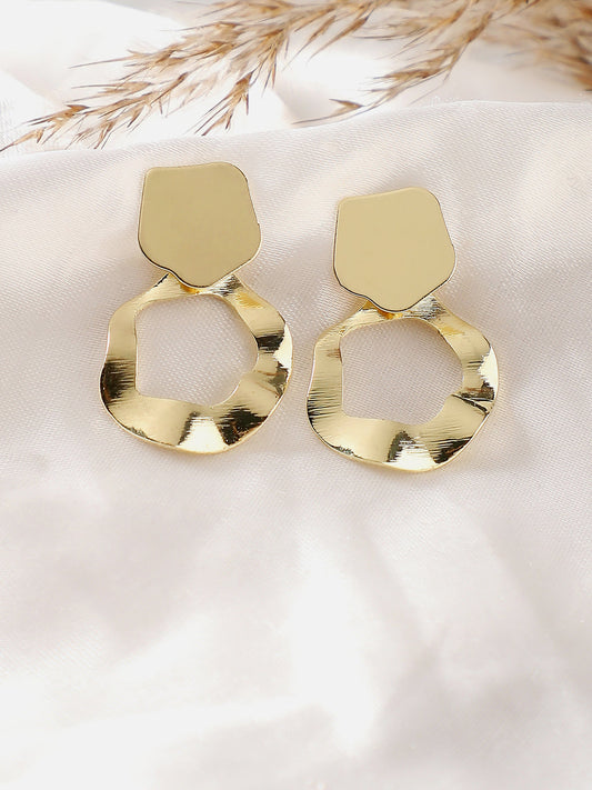 Gold Plated Party Designer Drop Earring For Women