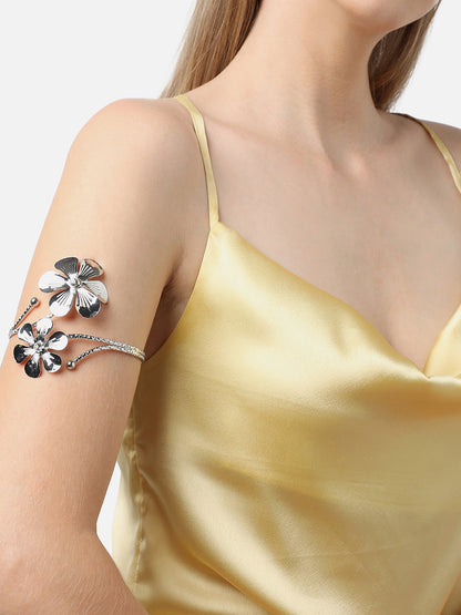 Silver Plated Party Designer Armlet For Women