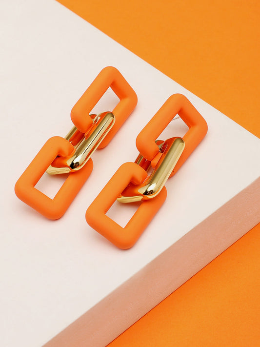 Gold Plated Party Designer Drop Earring For Women