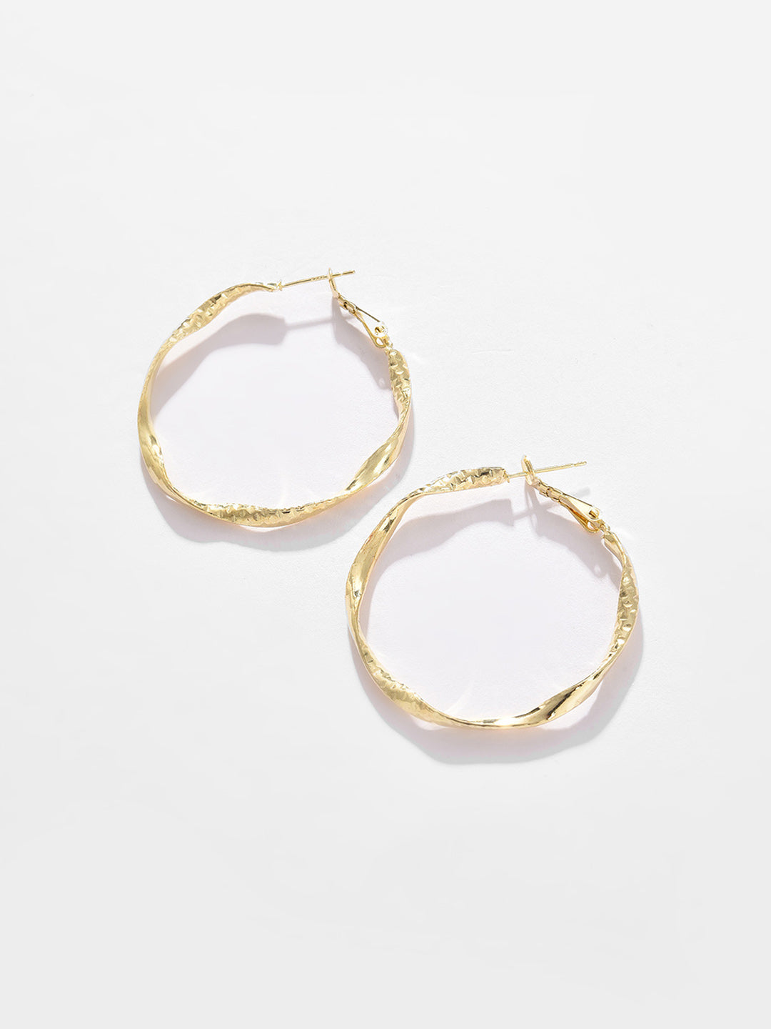 Gold Plated Designer Hoop Earring