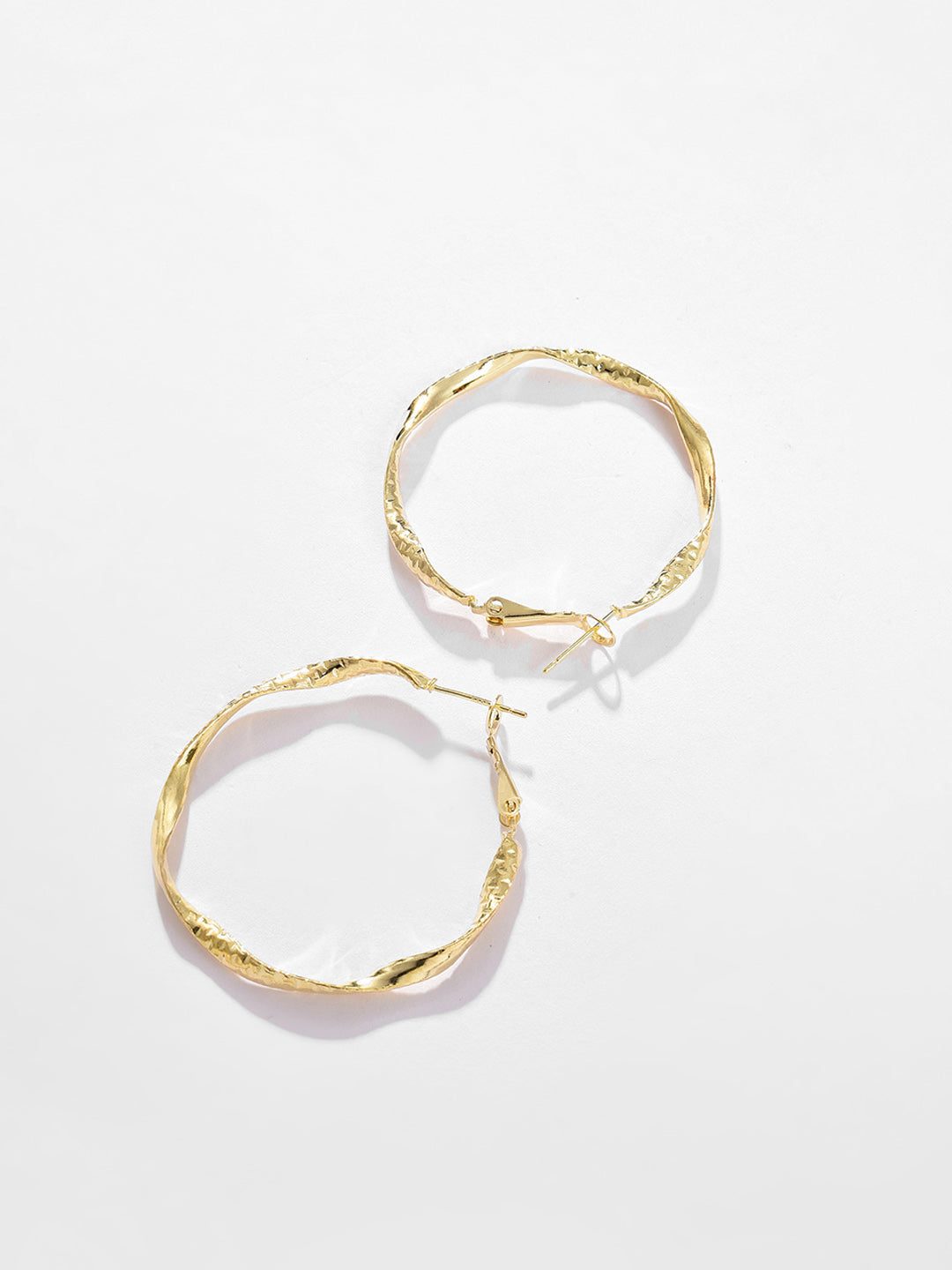 Gold Plated Designer Hoop Earring