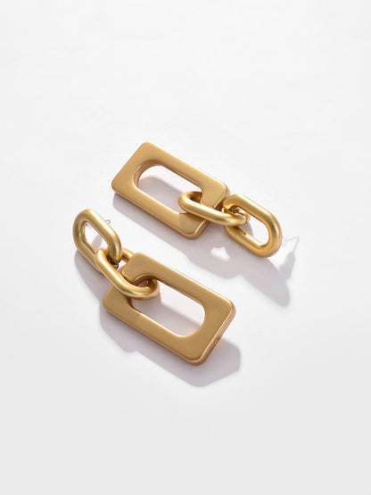 Gold Plated Designer Drop Earring
