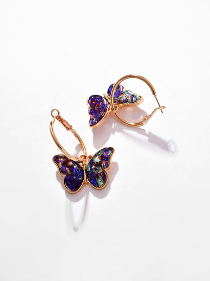 Gold Plated Designer Stone Drop Earring