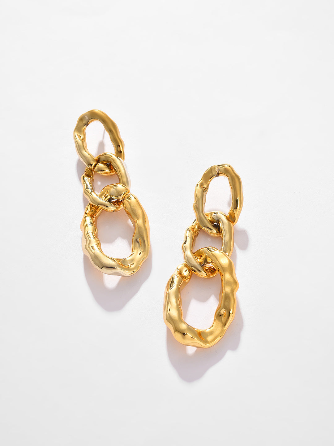 Gold Plated Designer Drop Earring