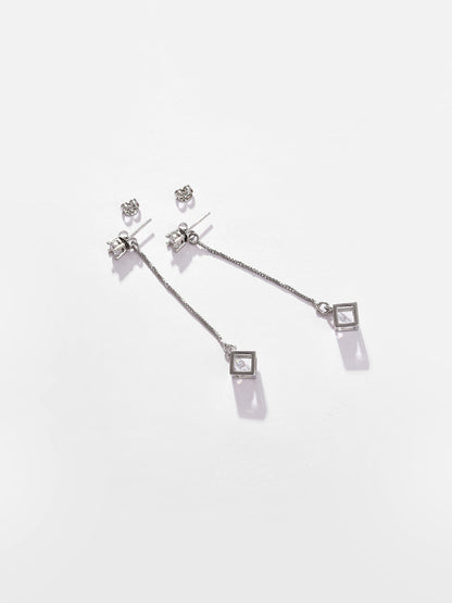 Gold Plated Designer Stone Drop Earring