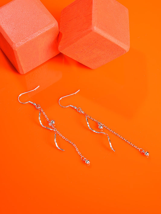 Gold Plated Designer Stone Drop Earring