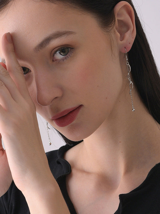 Gold Plated Designer Stone Drop Earring