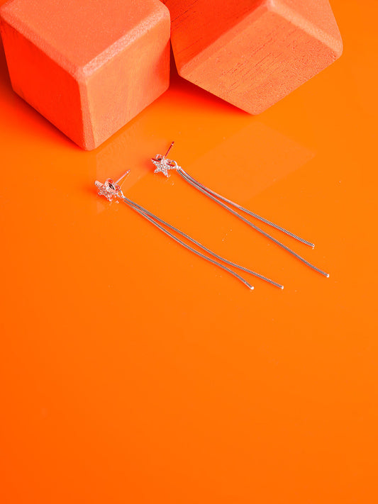 Gold Plated Designer Stone Drop Earring
