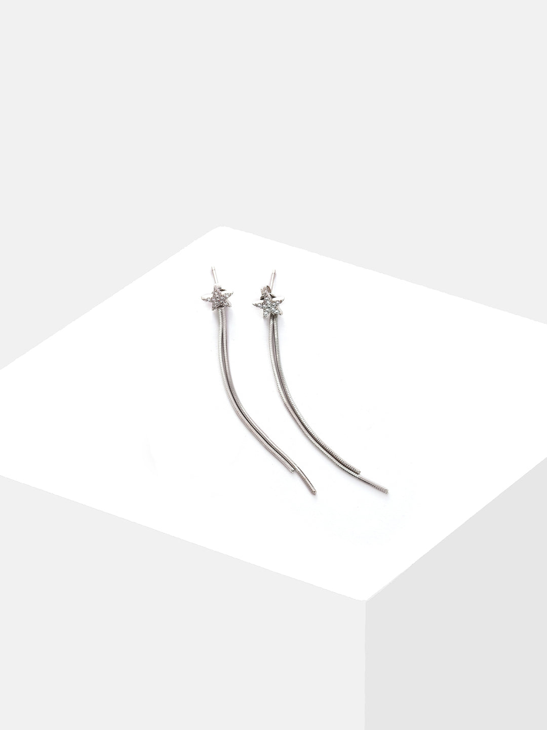 Gold Plated Designer Stone Drop Earring
