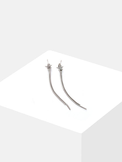Gold Plated Designer Stone Drop Earring