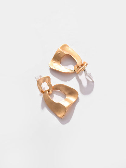 Gold Plated Designer Drop Earring