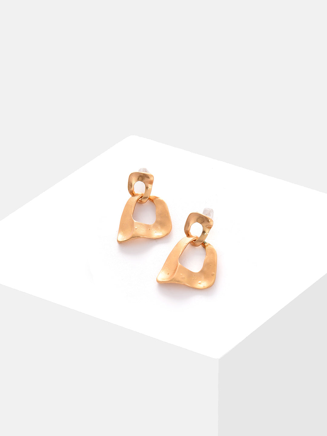Gold Plated Designer Drop Earring