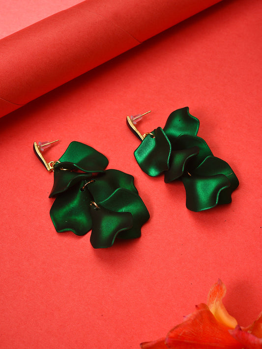 Gold Plated Designer Drop Earring