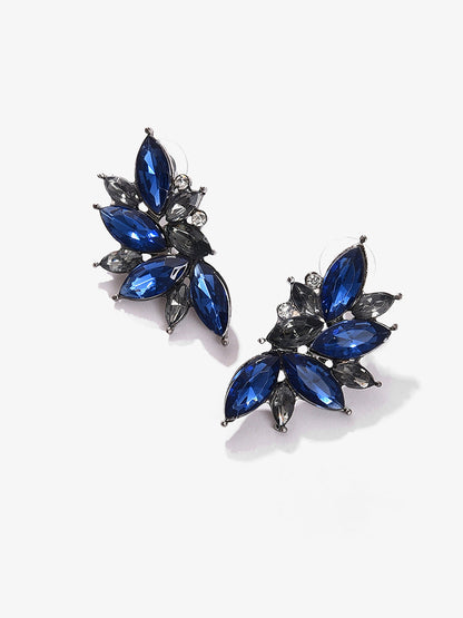 Silver Plated Designer Stone Stud
