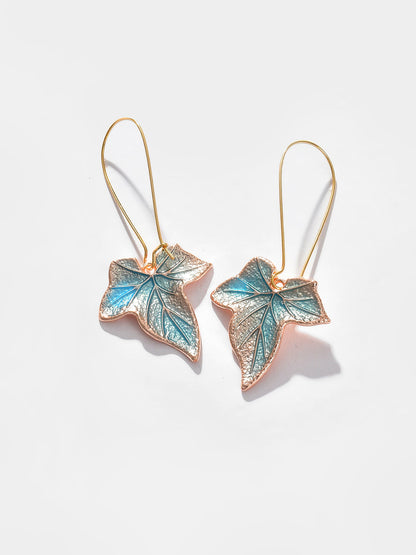 Silver Plated Designer Drop Earrings