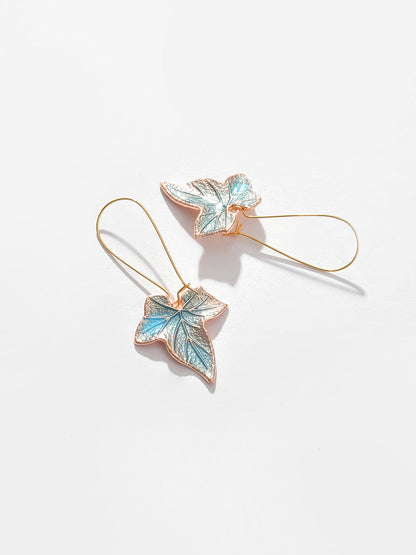 Silver Plated Designer Drop Earrings