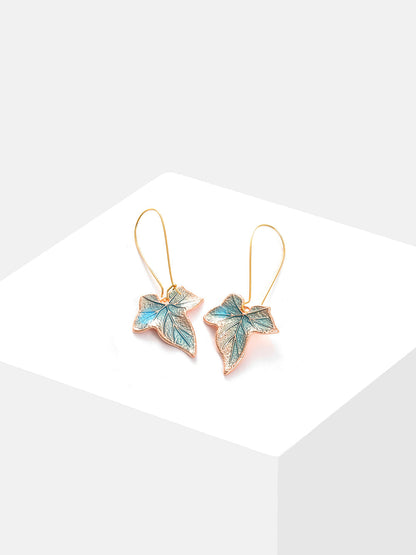 Silver Plated Designer Drop Earrings
