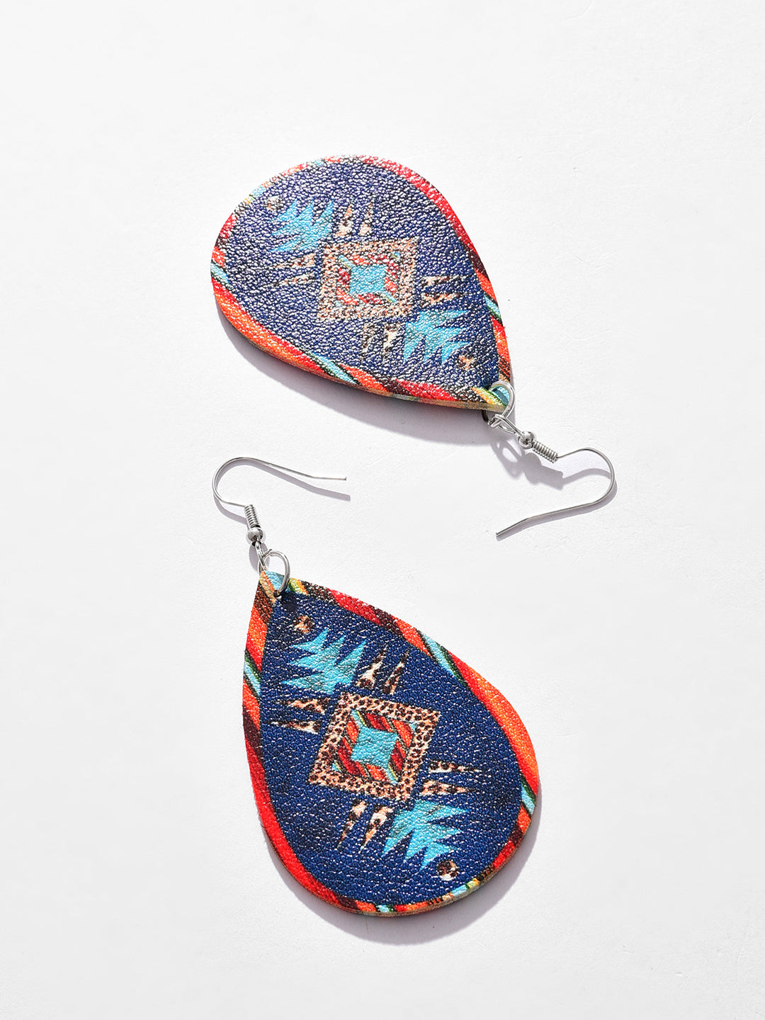 Silver Plated Designer Drop Earrings