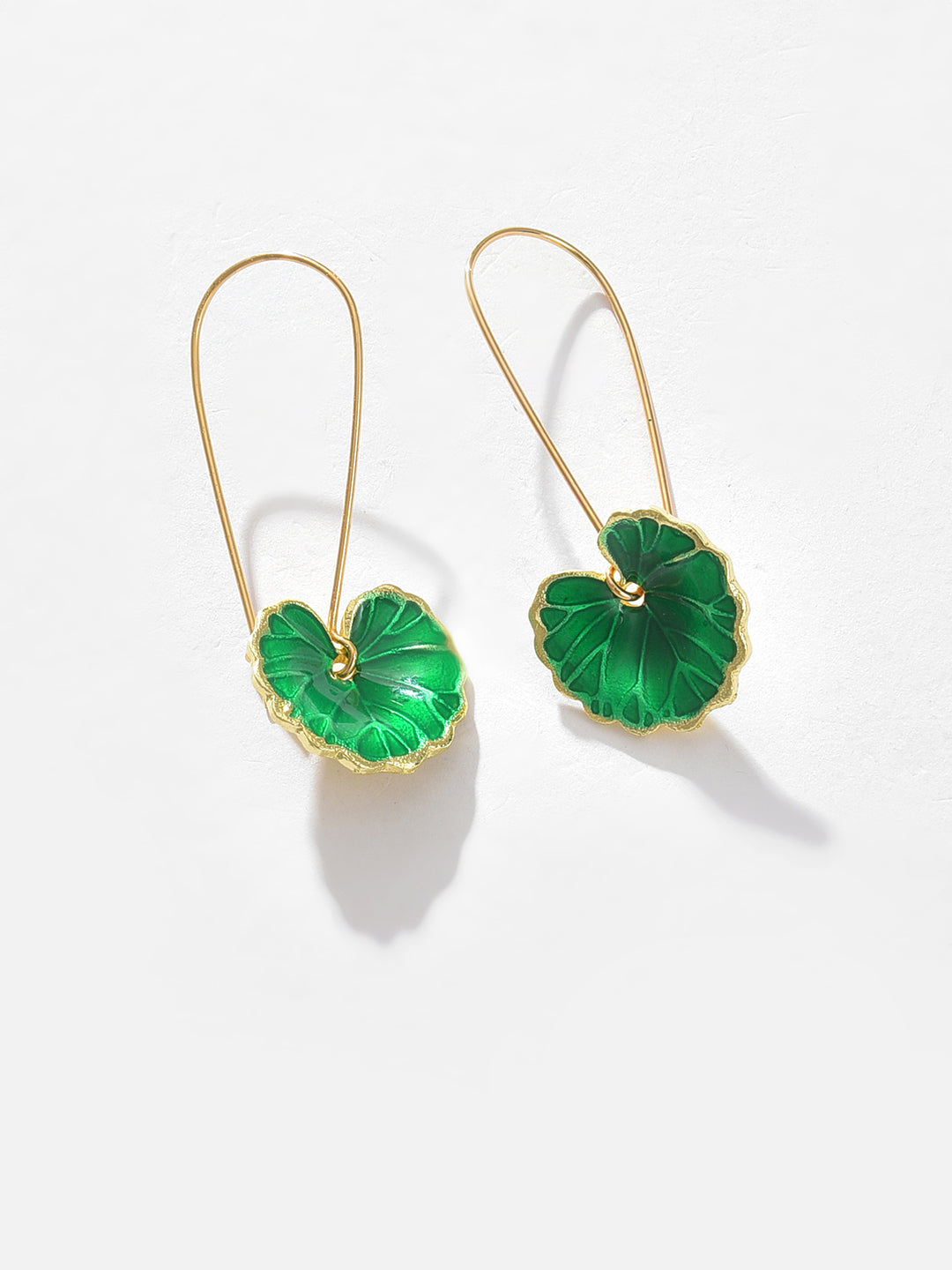 Gold Plated Designer Drop Earrings