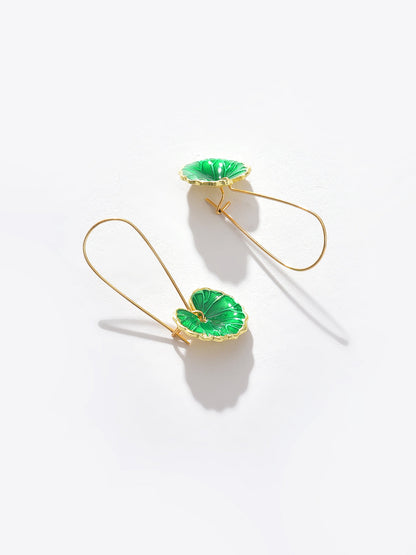 Gold Plated Designer Drop Earrings