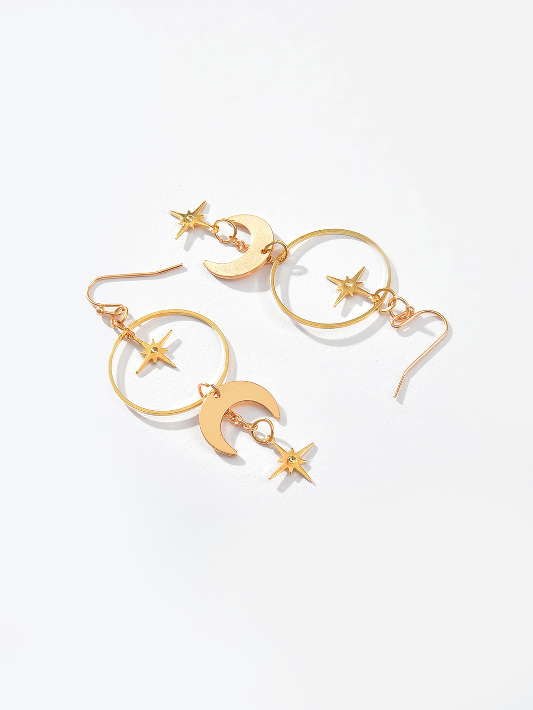 Gold Plated Designer Drop Earrings