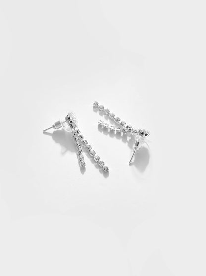 Silver Plated Designer Stone Necklace And Earring Set