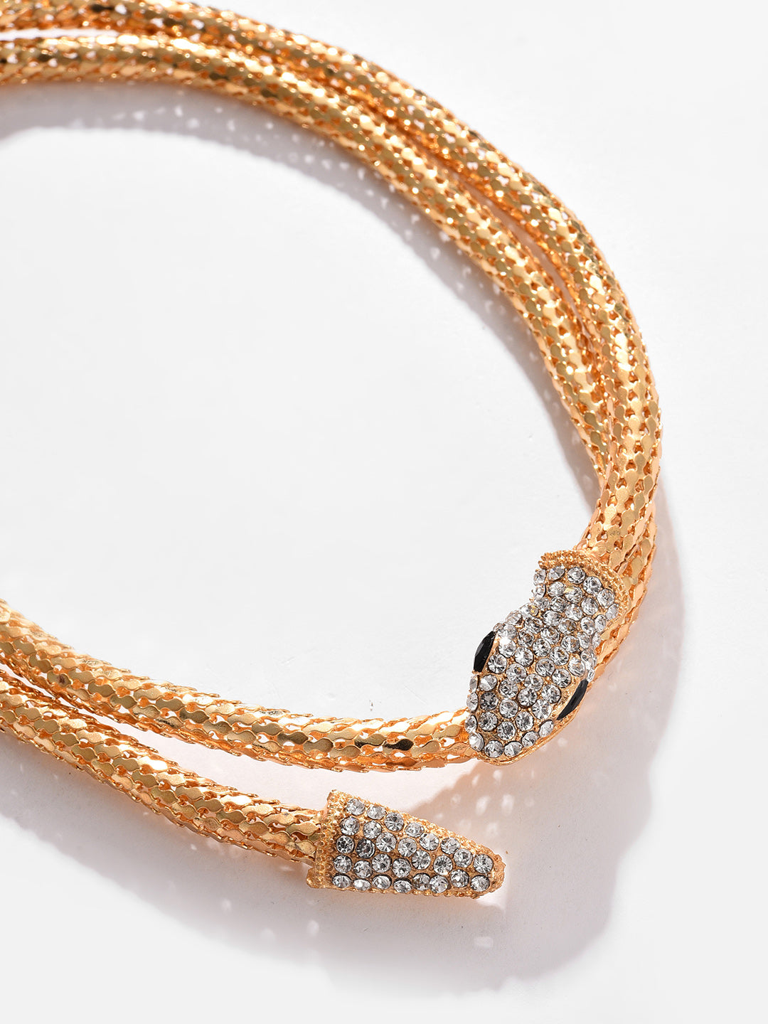 Gold Plated Designer Stone Necklace