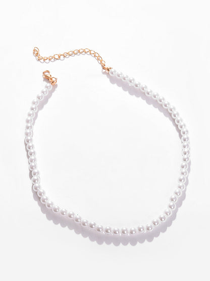Gold Plated Pearls Necklace