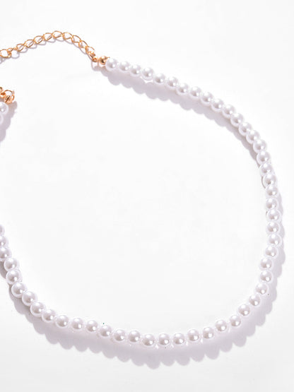Gold Plated Pearls Necklace