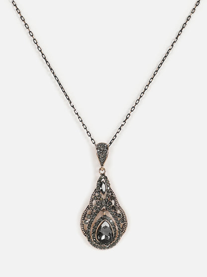 Gold Plated Designer Stone Necklace