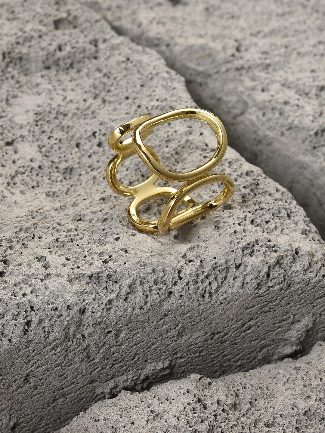 Gold Plated Designer Ring