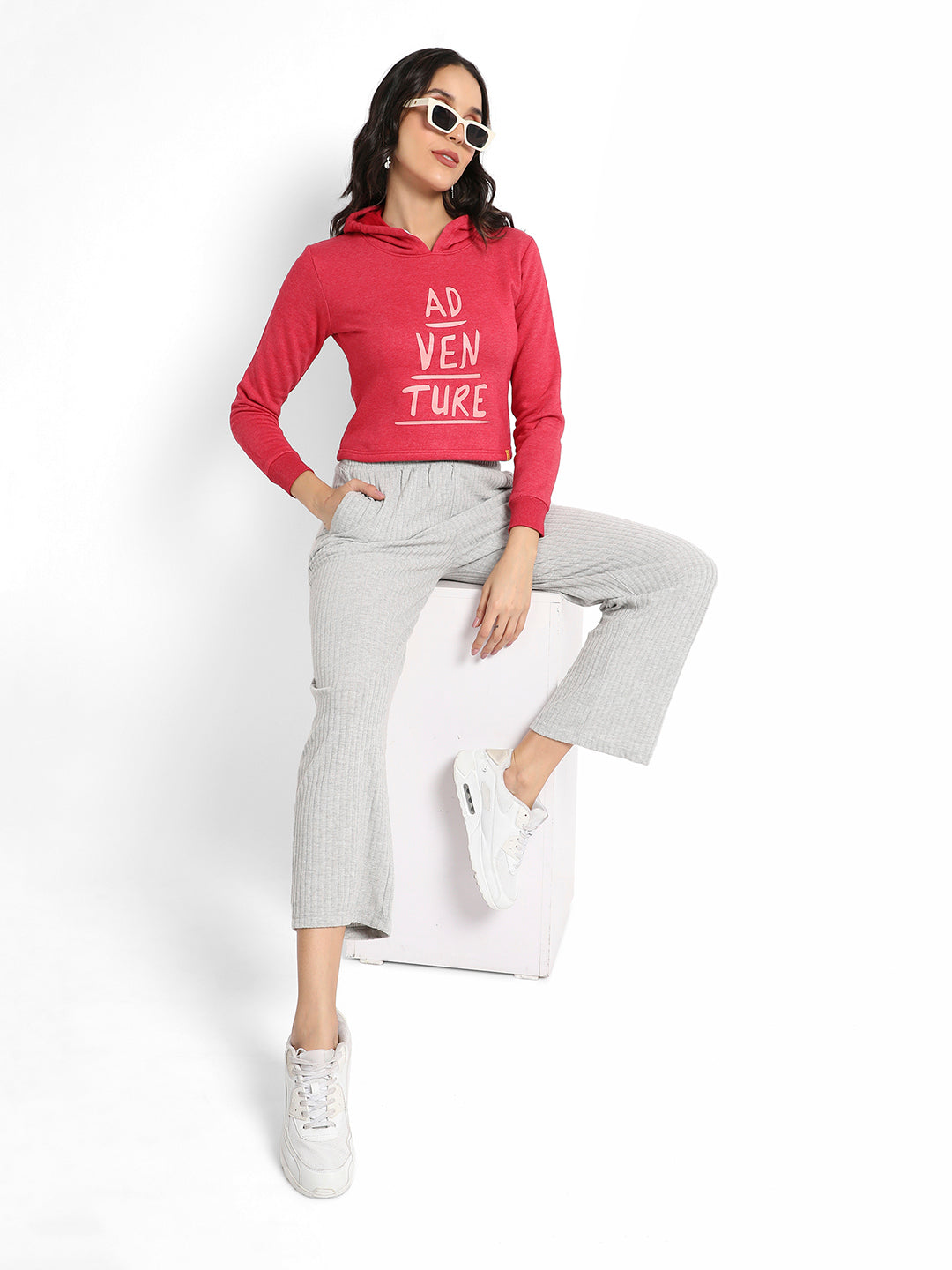 Adventure Hoodie With Contrast Drawstring